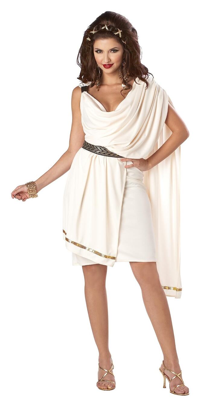 California Costumes Womens Classic Toga Costume Dress Greek Goddess Medium